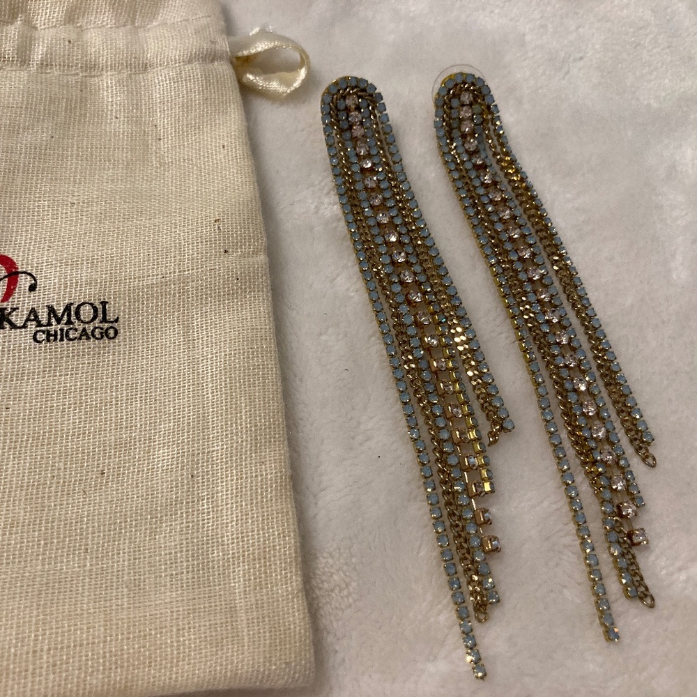 Chandelire Spray earrings - shinny